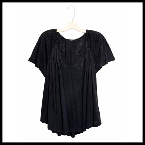 FREE PEOPLE BOHO TUNIC FLOWY MINI DRESS A2C - Picture 8 of 16
